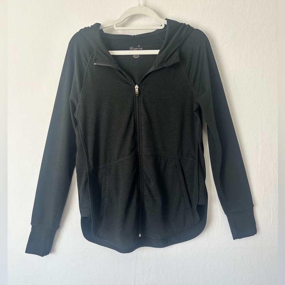 Tangerine Black Zip-Up Jacket – Women’s Size M